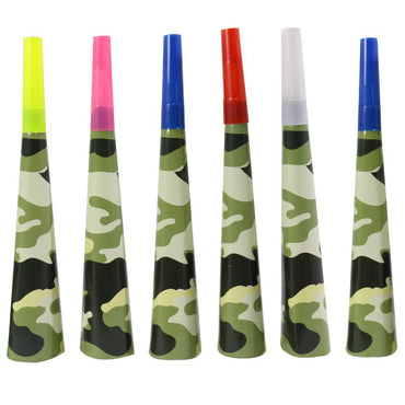 Birthday- Army Horn (6 Pcs) / N-92 Birthday & Party Supplies