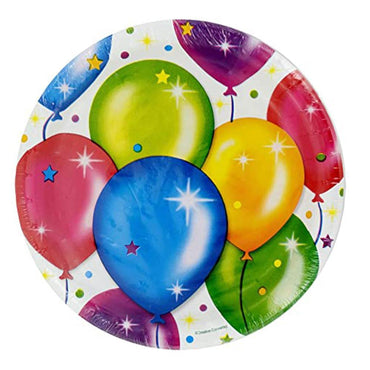 Party Star- Paper Plates 18 Cm E-98 / F-559 Balloon Birthday & Party Supplies