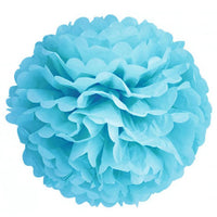 Paper Tissue Party Favor 35Cm E-121/h-99/369049 Aqua Birthday & Party Supplies