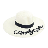 Straw Wide Brim Women Hat.