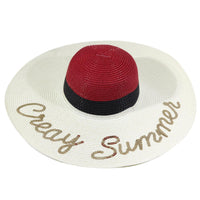 Straw  Wide Brim Women Hat N-11 - Karout Online -Karout Online Shopping In lebanon - Karout Express Delivery 