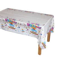 Happy Birthday Cake Table Cover Ab-48 Birthday & Party Supplies
