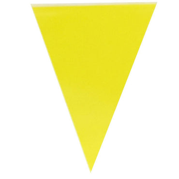 Happy Birthday Colored Flag Banner (10 Pcs) / E-107 Yellow Birthday & Party Supplies