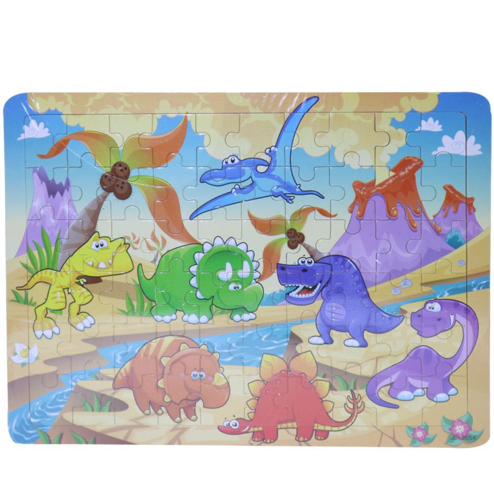 Wood Puzzle Dinosaurs Jd-3054 Toys & Baby