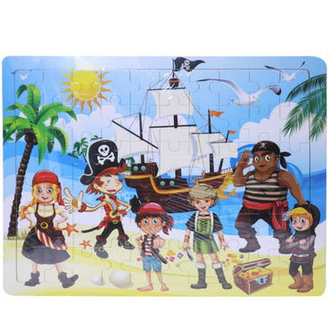 Wood Puzzle Pirates Jdz-003 Toys & Baby