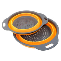 Rounded Collapsible Filter Baskets 2 Pcs / KC-113 - Karout Online -Karout Online Shopping In lebanon - Karout Express Delivery 