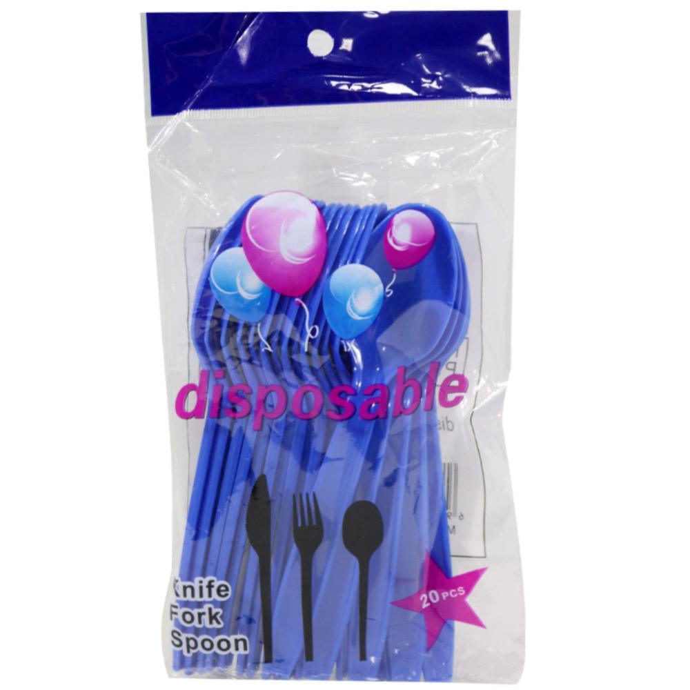 Plastic Cutlery Spoon 20 Pcs K-231 Cleaning & Household