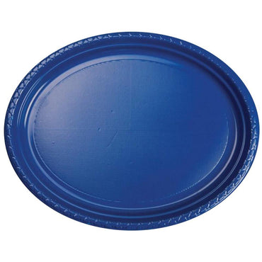 Oval Plastic Plate (6Pcs) N-534/c-729 Navy Cleaning & Household