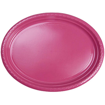 Oval Plastic Plate (6Pcs) N-534/c-729 Pink Cleaning & Household