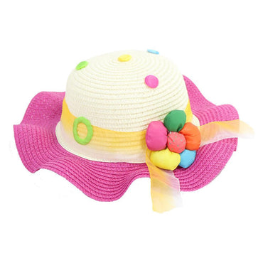 Straw Foldable Brim Hat.