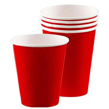 Birthday Colored cardboard cups 10Pcs - Karout Online -Karout Online Shopping In lebanon - Karout Express Delivery 