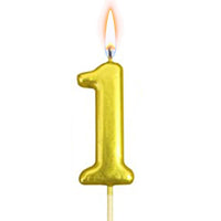 Birthday Big Numbers Candle  / J-224 - Karout Online -Karout Online Shopping In lebanon - Karout Express Delivery 