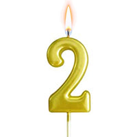 Birthday Big Numbers Candle  / J-224 - Karout Online -Karout Online Shopping In lebanon - Karout Express Delivery 