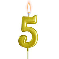 Birthday Big Numbers Candle  / J-224 - Karout Online -Karout Online Shopping In lebanon - Karout Express Delivery 