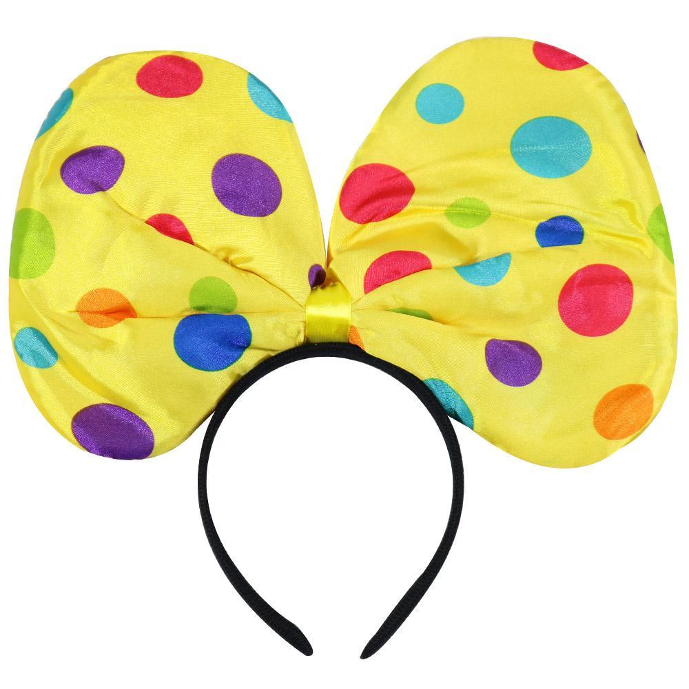 Colorful Dotted Bow Tie Hair Band / C-585B/c-599 Birthday & Party Supplies