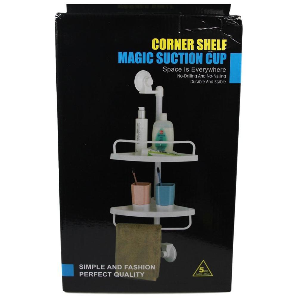 Corner Shelf Magic Suction Cup / Sq-1907 Mw-849 Home & Kitchen