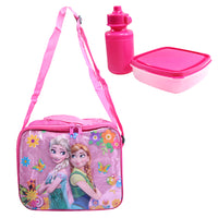 Characters Lunch Bag With Lunch Box And Water Bottle / H-660G/B