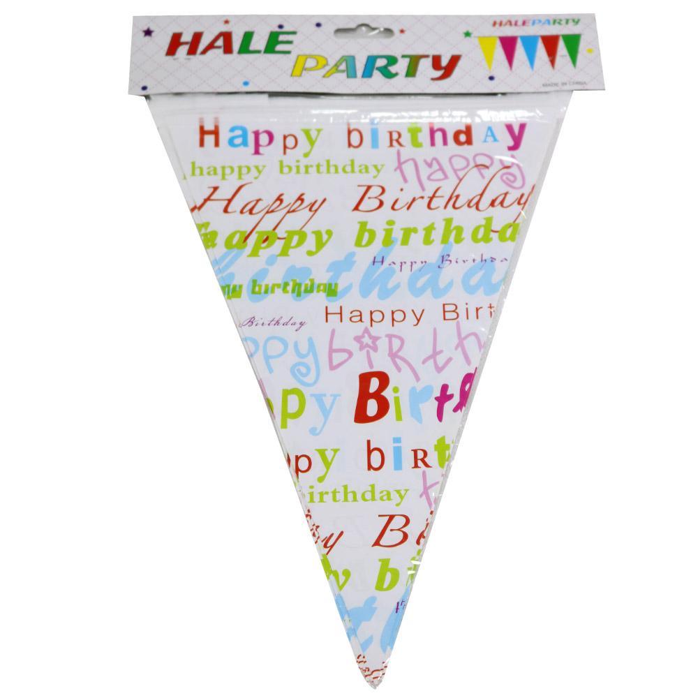 Birthday Flag Banners ( 10Pcs)/ E-106 Happy Birthday & Party Supplies