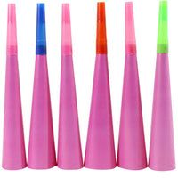 Party Birthday Colored Paper Horn E-113 / E-114 005873 Fuchsia Birthday & Party Supplies