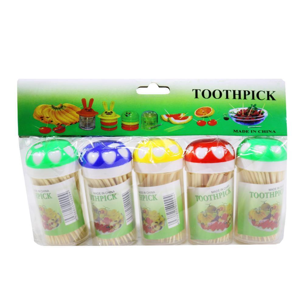 Toothpick Set (5 Pcs) / P-453 - Karout Online -Karout Online Shopping In lebanon - Karout Express Delivery 