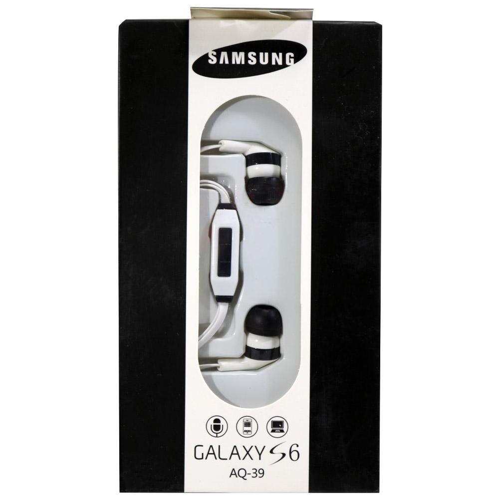 Earphone Samsung Galaxy S6 Aq-39 White Phone Acce