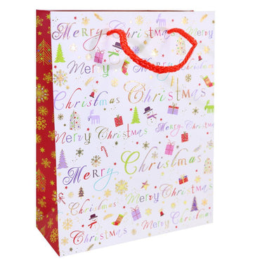 Christmas Gift Bag 23.5 x 18 x 8 cm.