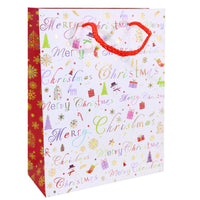 Christmas Gift Bag 23.5 x 18 x 8 cm.