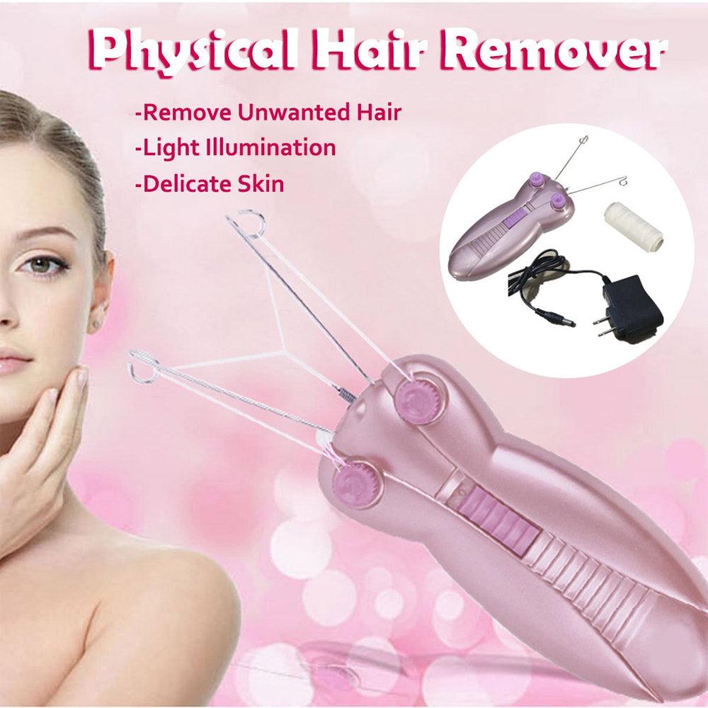 Lady Electric Epilator Butterfly Design Face Cotton Thread Defeather Epilator Women Facial Hair Remover Machine - Karout Online -Karout Online Shopping In lebanon - Karout Express Delivery 