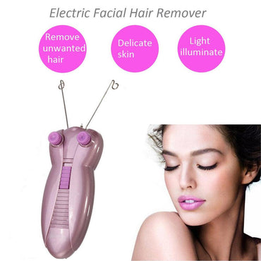 Lady Electric Epilator Butterfly Design Face Cotton Thread Defeather Epilator Women Facial Hair Remover Machine - Karout Online -Karout Online Shopping In lebanon - Karout Express Delivery 