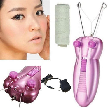 Lady Electric Epilator Butterfly Design Face Cotton Thread Defeather Epilator Women Facial Hair Remover Machine - Karout Online -Karout Online Shopping In lebanon - Karout Express Delivery 
