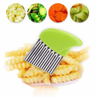 Stainless Steel Vegetable and Potato Wavy Cutter Slicer / KC-122 / YCJ-8017 - Karout Online -Karout Online Shopping In lebanon - Karout Express Delivery 
