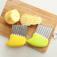 Stainless Steel Vegetable and Potato Wavy Cutter Slicer / KC-122 / YCJ-8017 - Karout Online -Karout Online Shopping In lebanon - Karout Express Delivery 