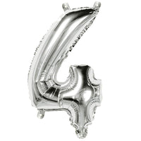 Birthday Letters & Numbers Helium Balloon G-259 4 / Silver Birthday Party Supplies
