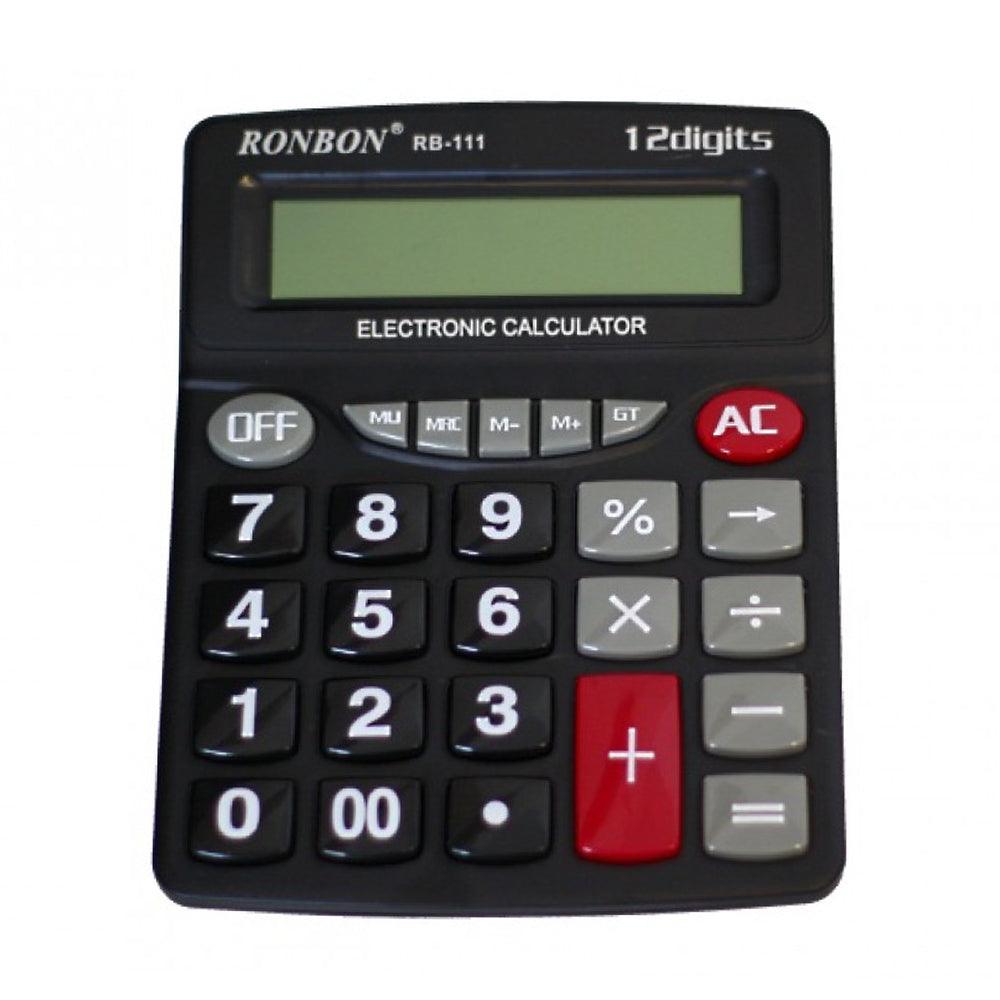 Ronbon Calculator 12-digit  RB-111 K-300 - Karout Online -Karout Online Shopping In lebanon - Karout Express Delivery 