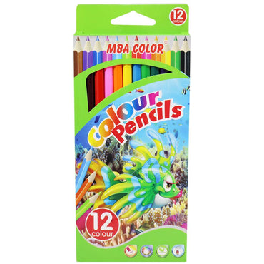 MBA Color Pencils Set (12 Colors) / K-98 - Karout Online -Karout Online Shopping In lebanon - Karout Express Delivery 