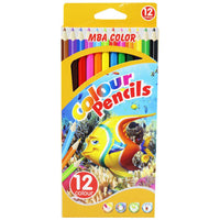 MBA Color Pencils Set (12 Colors) / K-98 - Karout Online -Karout Online Shopping In lebanon - Karout Express Delivery 