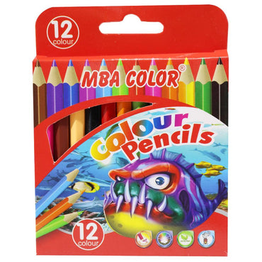 MBA Color Mini colour Pencils (12 Pcs) / K-99/ 9012-12 - Karout Online -Karout Online Shopping In lebanon - Karout Express Delivery 