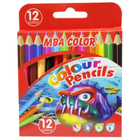 MBA Color Mini colour Pencils (12 Pcs) / K-99/ 9012-12 - Karout Online -Karout Online Shopping In lebanon - Karout Express Delivery 