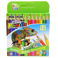 MBA Color Mini colour Pencils (12 Pcs) / 9015-12 - Karout Online -Karout Online Shopping In lebanon - Karout Express Delivery 