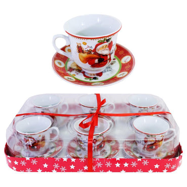 Christmas Porcelain Mug Set *6.