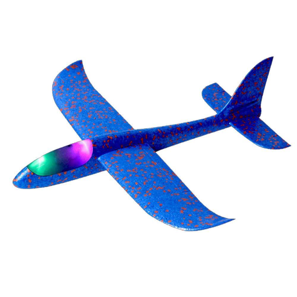 Flying Glider Plane With Flash LED Light 48cm.