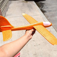 Flying Glider Plane With Flash LED Light 48cm.