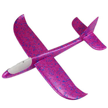 Flying Glider Plane With Flash Led Light 48Cm Pink Summer & Beach Toys