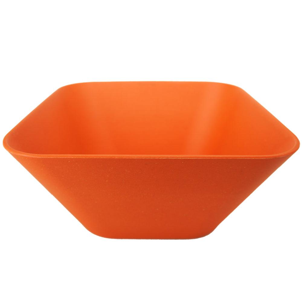 Squared Orange plastic Bowl ( 3 Pcs) / L-326 - Karout Online -Karout Online Shopping In lebanon - Karout Express Delivery 