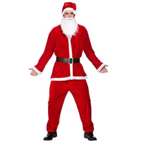 Christmas Man Velvet Red Costume / CH-210V - Karout Online -Karout Online Shopping In lebanon - Karout Express Delivery 