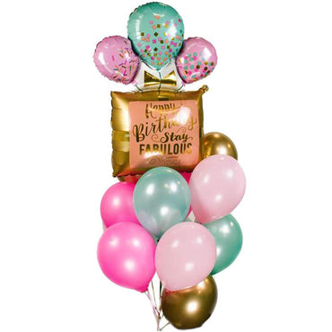 Happy Birthday Stay Fabulous Helium Balloon / Q-527 Birthday & Party Supplies