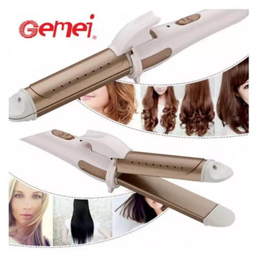 Gemie 2 in 1 Hair Straightener GM-2961 - 30W - Karout Online