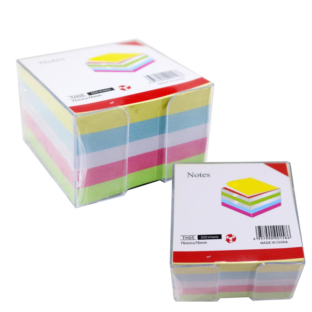 Squared Sticky Notes 5 Colors in Stand / P-161 - Karout Online -Karout Online Shopping In lebanon - Karout Express Delivery 