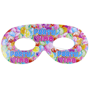 Happy Birthday Masks ( 10 Pcs) / E-513 Party Time Colorful Birthday & Party Supplies