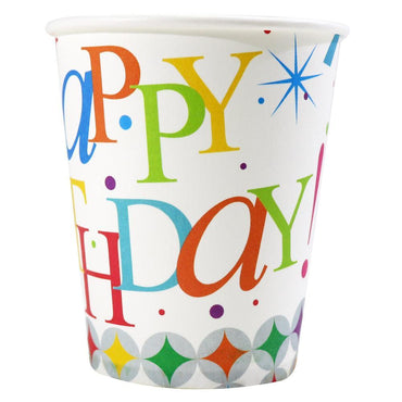 Party Cup-Happy Birthday Paper Cup E-34 / 850345 Birthday & Party Supplies